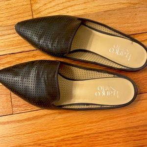 Franco Sarto Black Leather Shoes